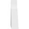 Ekena Millwork Portland Architectural Grade PVC Gable Bracket, 36"W x 9"H x 2"D x 6"F, 6/12 Pitch GBP036X09X0206POR00 - alternate 2